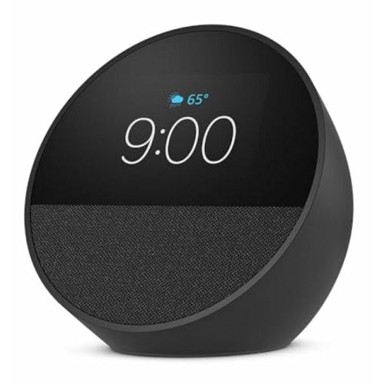 AMAZON Prijenosni zvučnik Echo Spot, crna, 2.83", Bluetooth, WiFi, Alexa